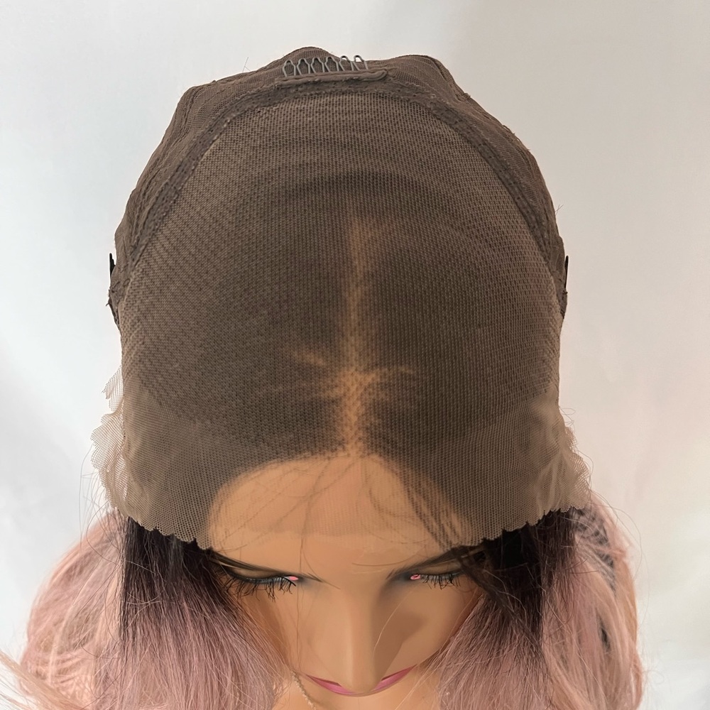 Gorgeous Ombre Pink 13x4 Lace Front Premium Fiber Wig for Daily Wear/Date Night💖 - Picture 3 of 11
